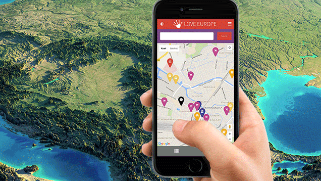 Die App „Love Europe“ soll Flüchtlingen helfen, sich in Deutschland zurechtzufinden