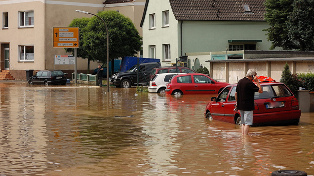 Nach den Unwetern in Süddeutschland gab es vergangene Woche viel aufzuräumen (Symbolbild)