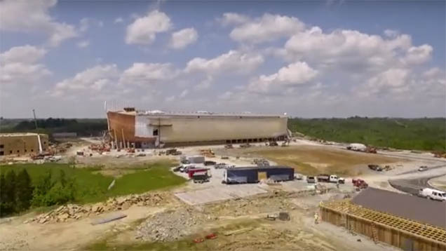 Am 7. Juli 2016 eröffnet das Ausstellungsprojekt „Ark Encounter“ in Kentucky