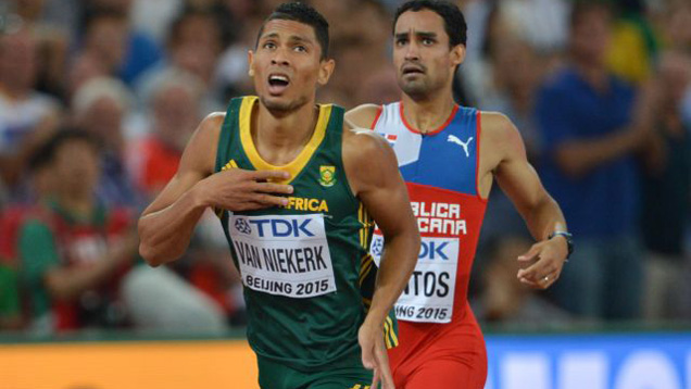 Der Südafrikaner Wayde van Niekerk bewies Demut bei seinem Weltrekord in Rio de Janeiro (Archivbild)