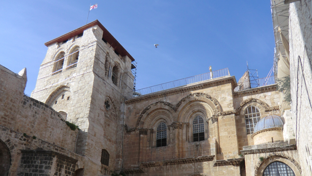 Die Grabeskirche in Jerusalem wird derzeit renoviert (Archivbild)