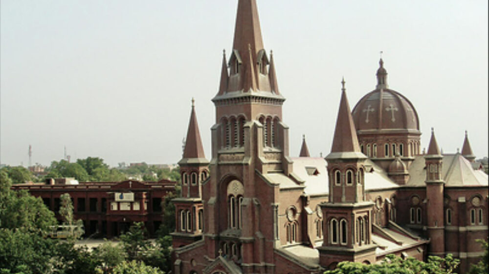 Die St. Anthonys Kathedrale in Lahore: Die Stadt war im März dieses Jahres Schauplatz eines Attentats gegen christliche Familien