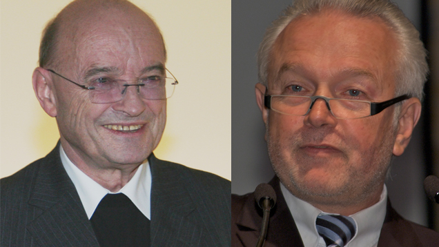 Weihbischof Hans-Jochen Jaschke und FDP-Politiker Wolfgang Kubicki haben in Hamburg diskutiert