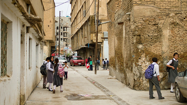 Ein christliches Viertel im Irak: In vielen Regionen sind Gegenden wie diese mittlerweile von Christen verlassen