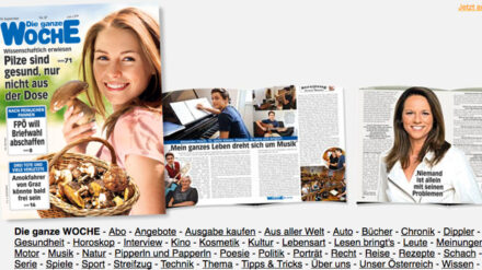 Steht in der Kritik, ob eine ihrer Geschichten über eine 18-jährige Frau, die ihre Eltern verklagt hat, richtig ist: die Zeitschrift "Die ganze Woche"