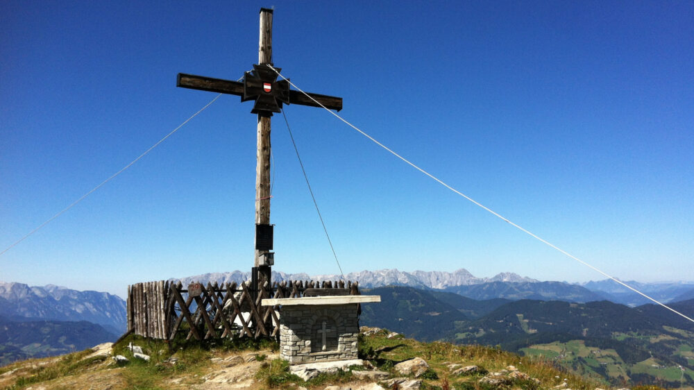 Gipfelkreuze zeugen von der christlichen Prägung Österreichs