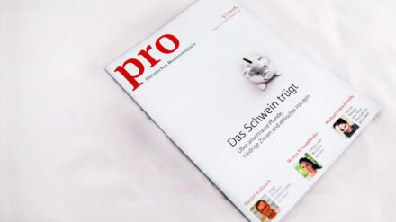 Die Titelgeschichte der neuen pro befasst sich mit dem Thema Geld, anvertrauten Pfunden, niedrigen Zinsen und ethischem Handeln