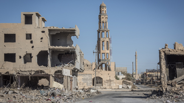 In der irakischen Stadt Karakosch, südöstlich von Mossul, hat der IS ein Chaos hinterlassen