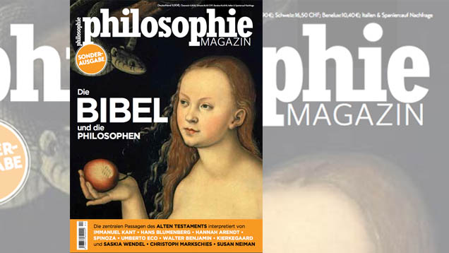 Das Philosophie Magazin mit dem Thema „Die Bibel und die Philosophen“ kommt am Donnerstag, den 24. November, heraus