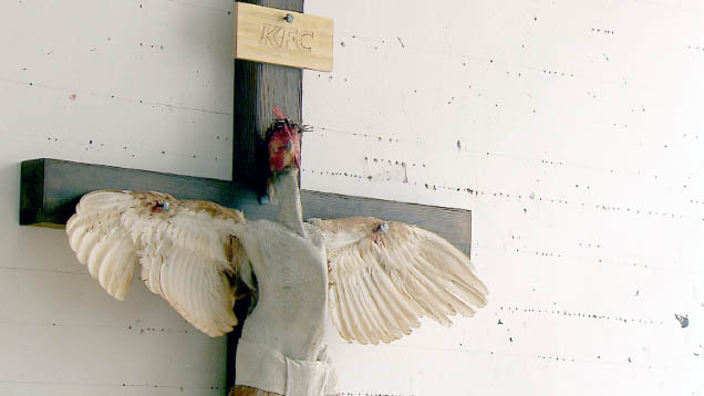 Ist das blasphemische Kunst? Deborah Sengls „Via Dolorosa“