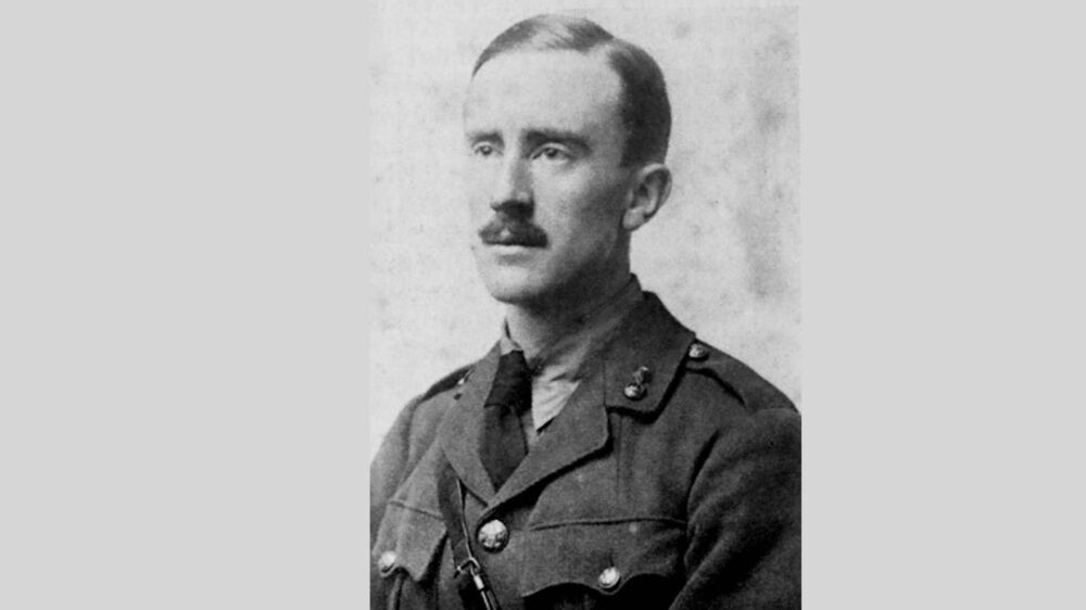 J.R.R. Tolkien im Alter von 24 Jahren