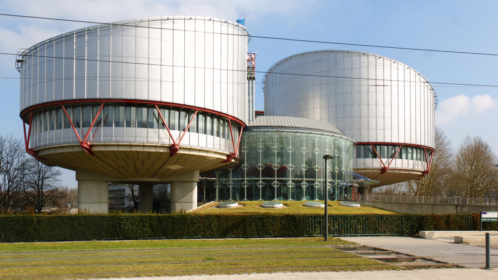 Der Europäische Gerichtshof für Menschenrechte in Straßburg