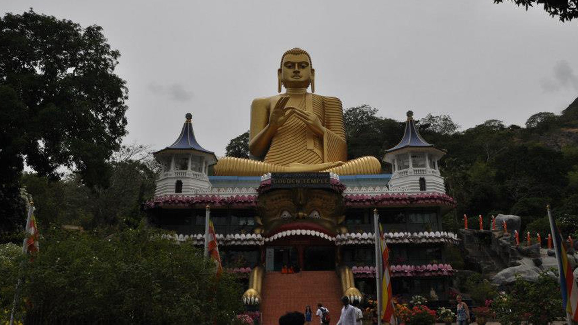 Die Tempelanlagen mit dem Namen „Goldener Tempel von Dambulla“ sind seit 1991 Weltkulturerbe der UNESCO