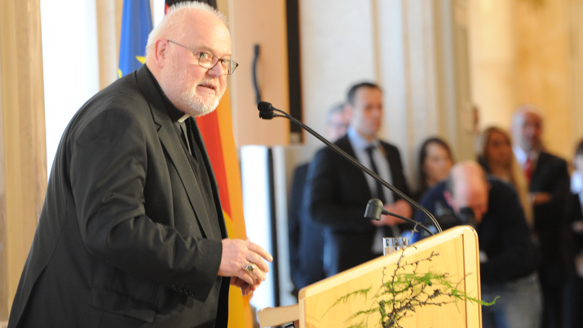 Kardinal Marx sprach eine Laudatio auf Merkel