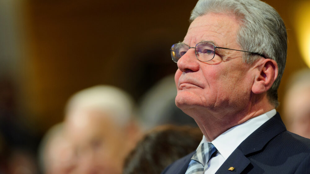 Sein Glaube bringt ihm einen anderen Blick auf die Dinge: Bundespräsident Joachim Gauck