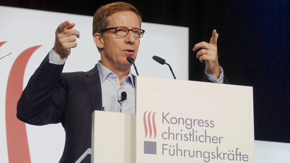 Europa ist vor allem eine Wertegemeinschaft, sagte Wirtschaftsforscher Michael Hüther beim Kongress christlicher Führungskräfte