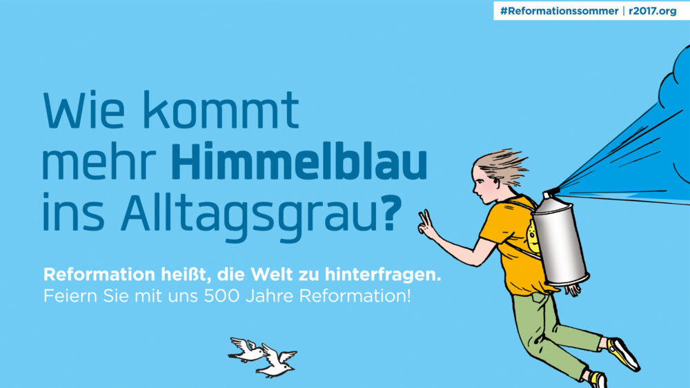 Imageplakat des Reformationsjubiläums: So abstrakt, dass es dem Gedenken schadet