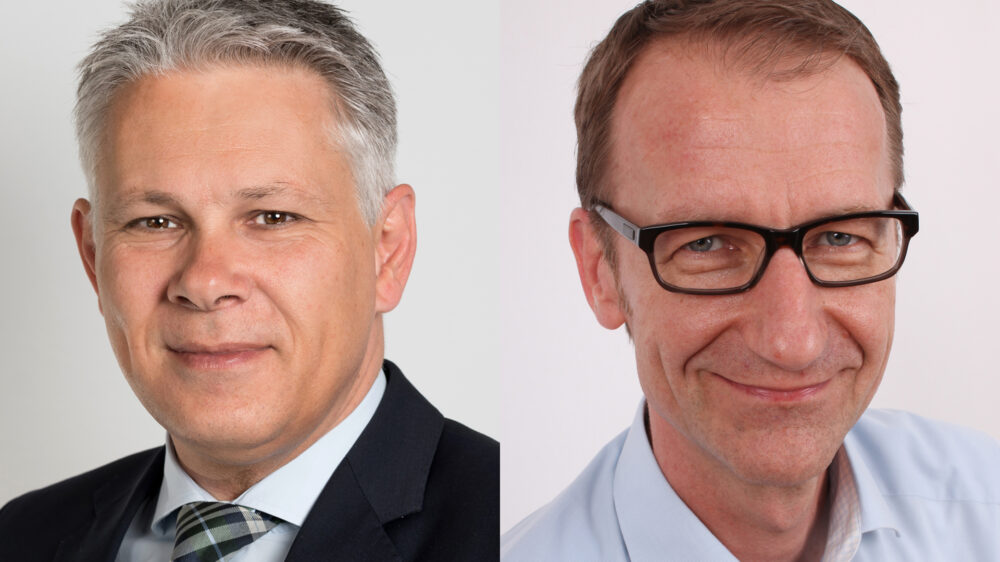 Neuer und ehemaliger VEF-Präsident: Christoph Stiba und Ansgar Hörsting