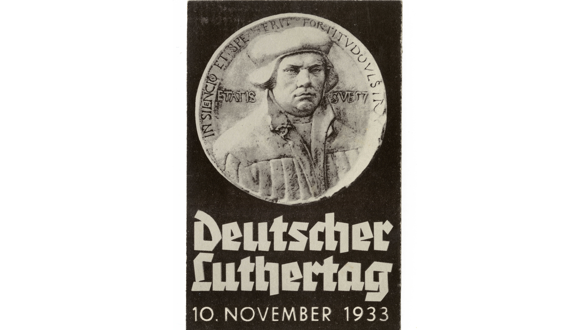 Postkarte zum Deutschen Luthertag von 1933