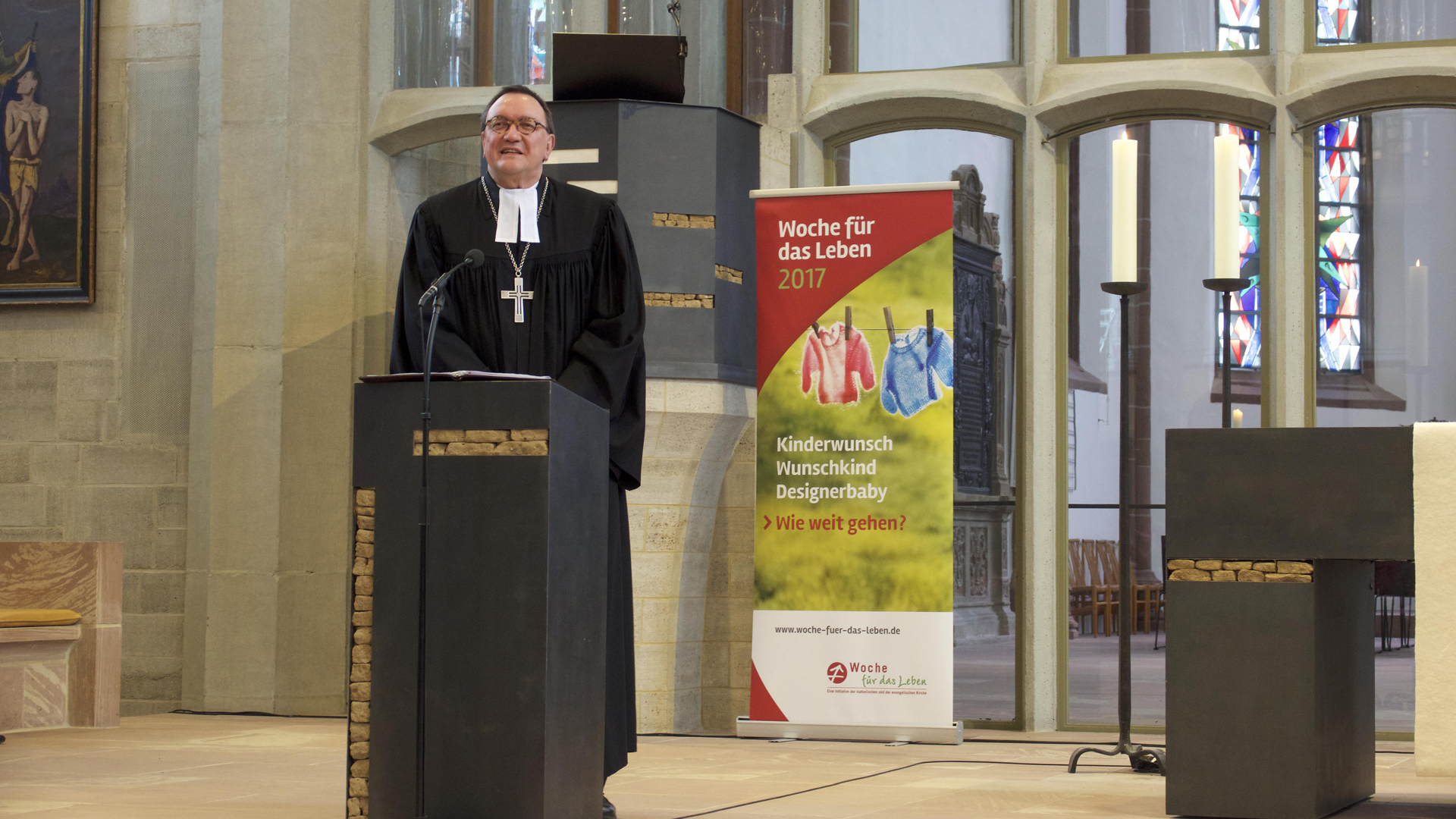 Auch Bischof Martin Hein sprach zum Eröffnungsgottesdienst der „Woche für das Leben“