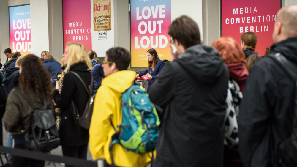 Zur Re:publica kommen in diesem Jahr 8.000 Gäste. Es geht um nichts Geringeres als die Liebe