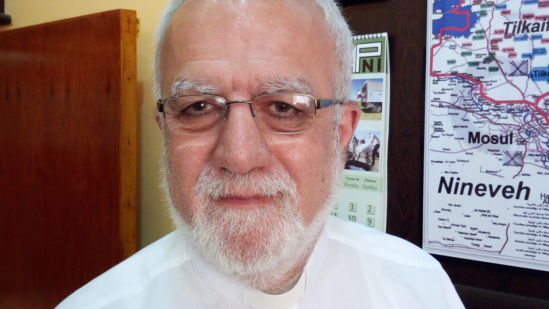 Pater Emanuel Youkhana leitet die Hilfsorganisation „Christian Aid Program Northern Iraq“ (CAPNI) in Dohuk im Nordirak