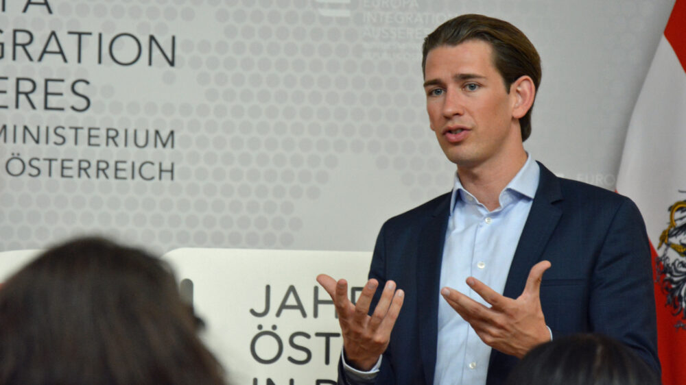 Sebastian Kurz ist Hoffnungsträger der Österreichischen Konservativen. 2016 sprach er in Wien beim „Jesus-Marsch“. (Archivbild)