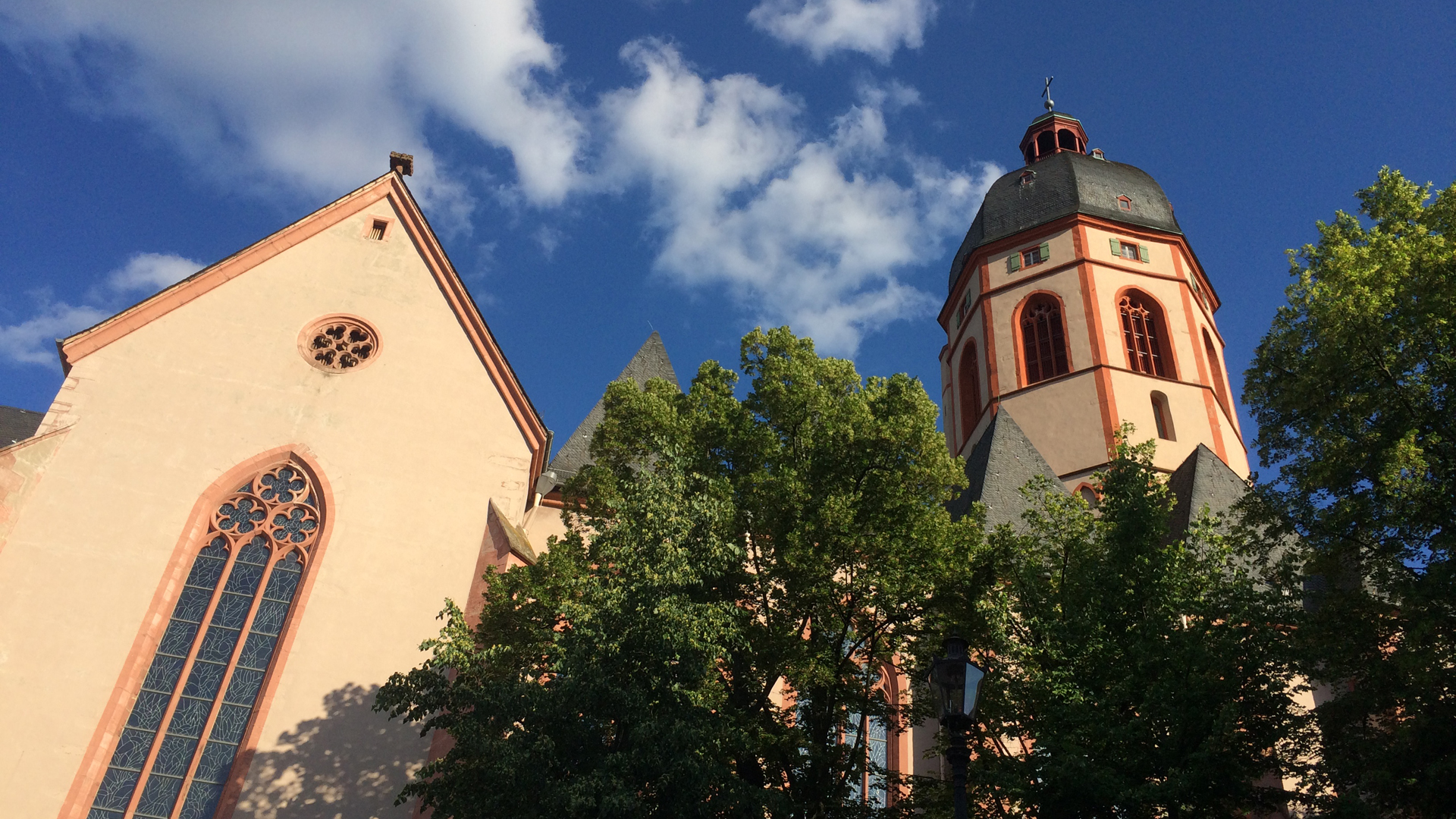 Ort des Geschehens in Mainz: Die Pfarrkirche St. Stephan