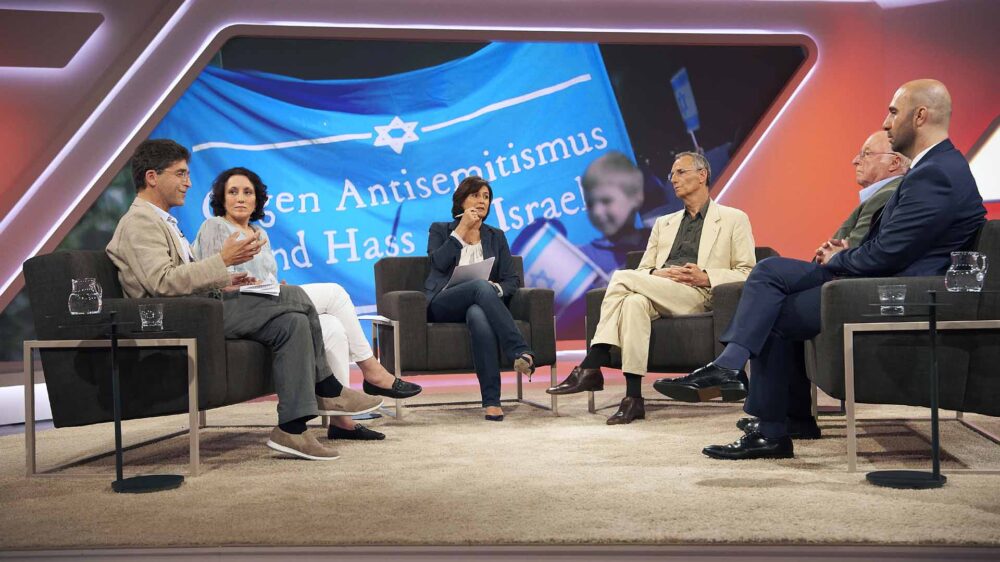 Sandra Maischberger stellte am Mittwochabend die Frage nach dem „neuen Antisemitimus“