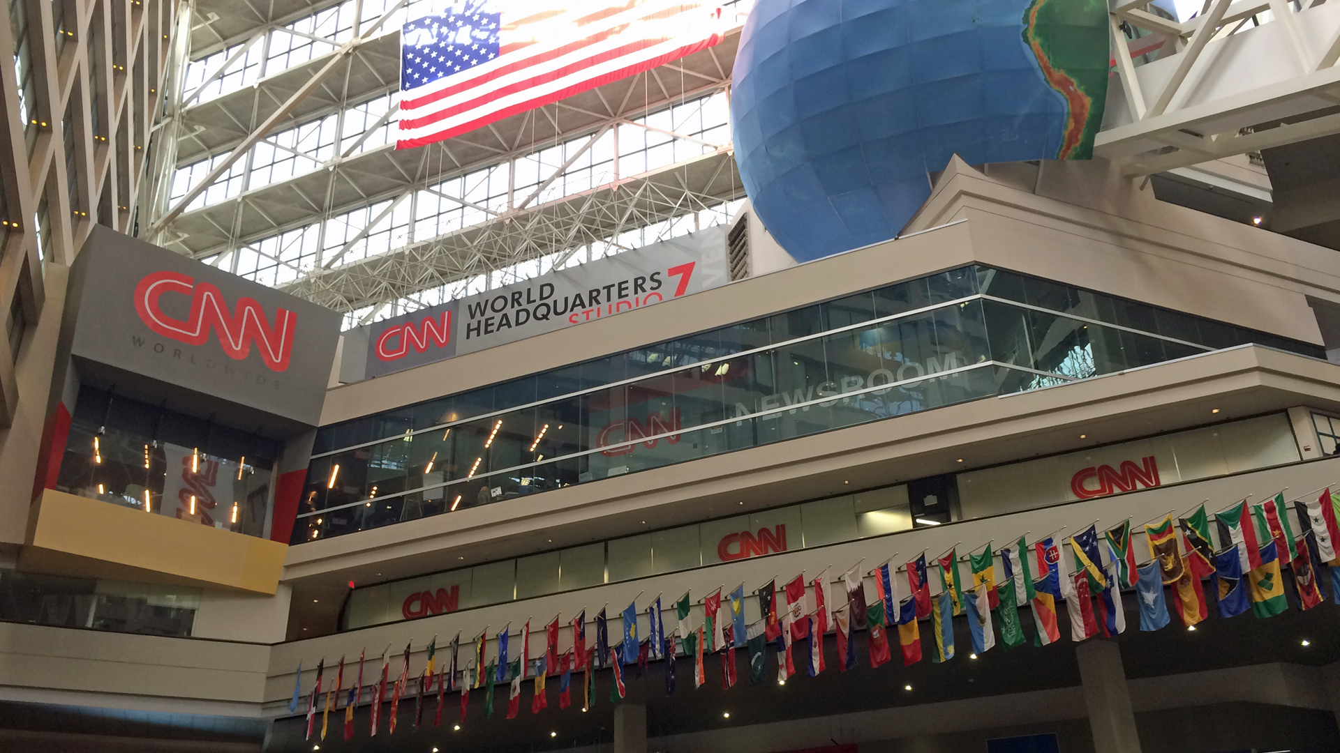 Die CNN-Zentrale in Atlanta: Trumps Ausfälle haben es unter anderem auf die hier arbeitenden Journalisten abgesehen