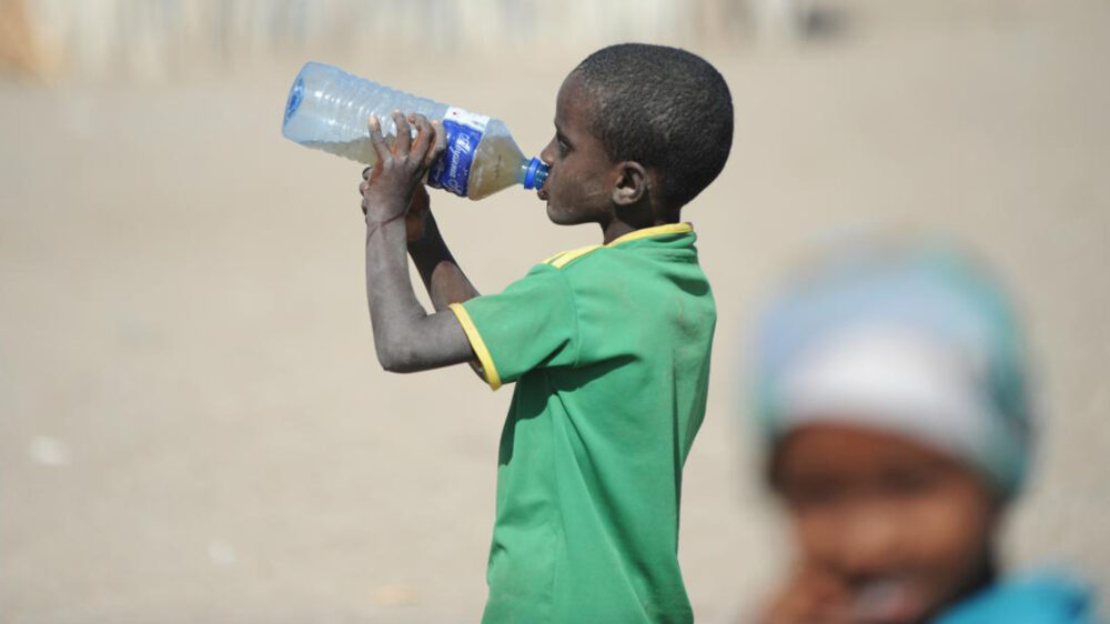 Kinder leiden unter der Hungerkatastrophe in Teilen Afrikas am meisten