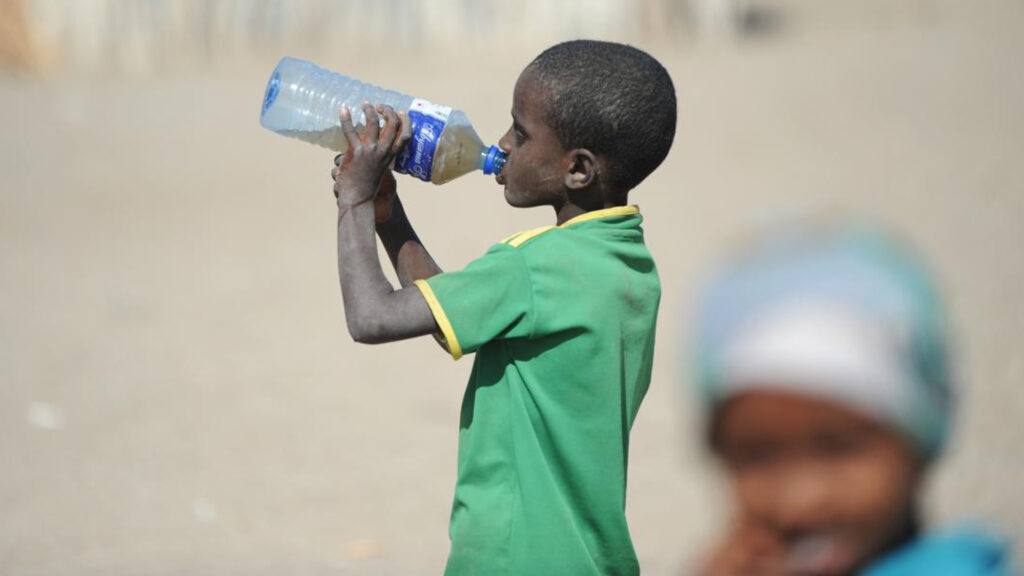 Kinder leiden unter der Hungerkatastrophe in Teilen Afrikas am meisten