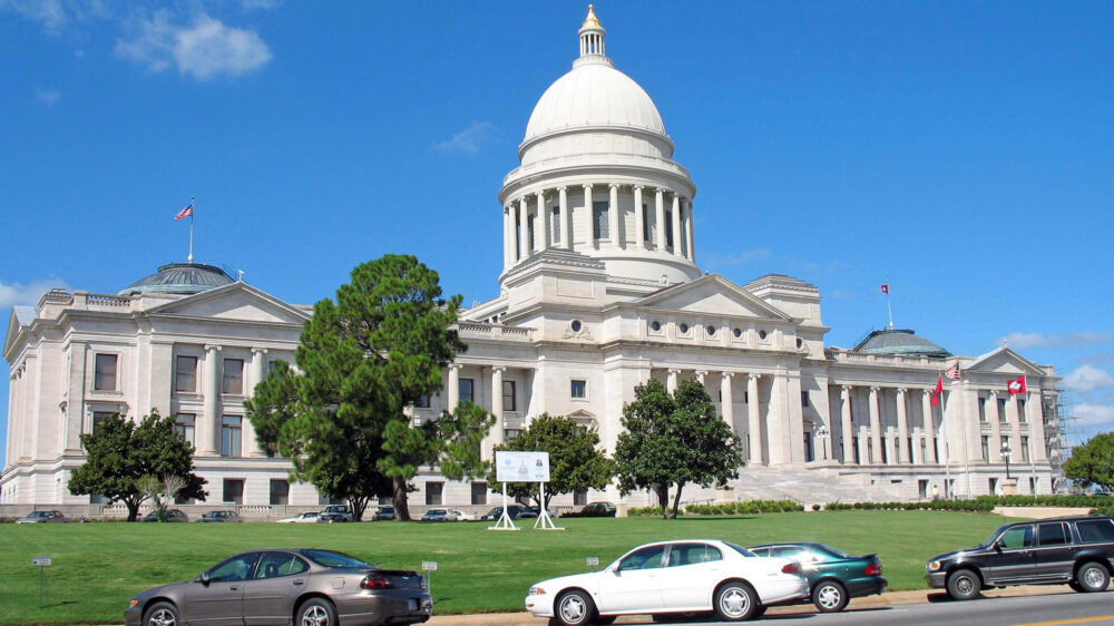 Im Kapitol von Arkansas sitzt in der Hauptstadt Little Rock die Regierung des Bundesstaates