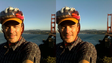 Wie sah die Golden Gate Bridge noch einmal aus? Anhand dieses Bildes erklärte die Psychologin Sophie Nightingale ihren Studienteilnehmern, wie die Bilder für das Experiment manipuliert wurden