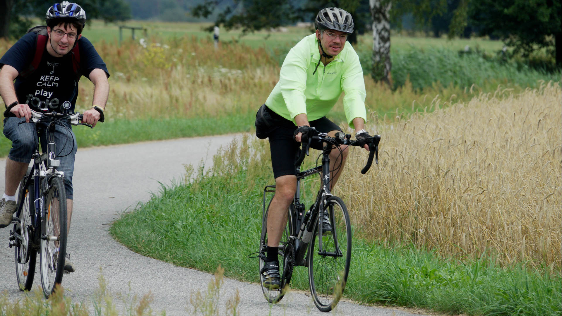 pro-Redakteur Johannes Weil war mit dem Fahrradkantor Martin Schulz auf einer 70 Kilometer langen Tour unterwegs