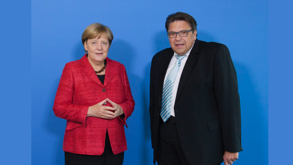 Bundeskanzlerin Angela Merkel und Wolfgang Baake haben sich in den vergangenen Jahren mehrfach getroffen