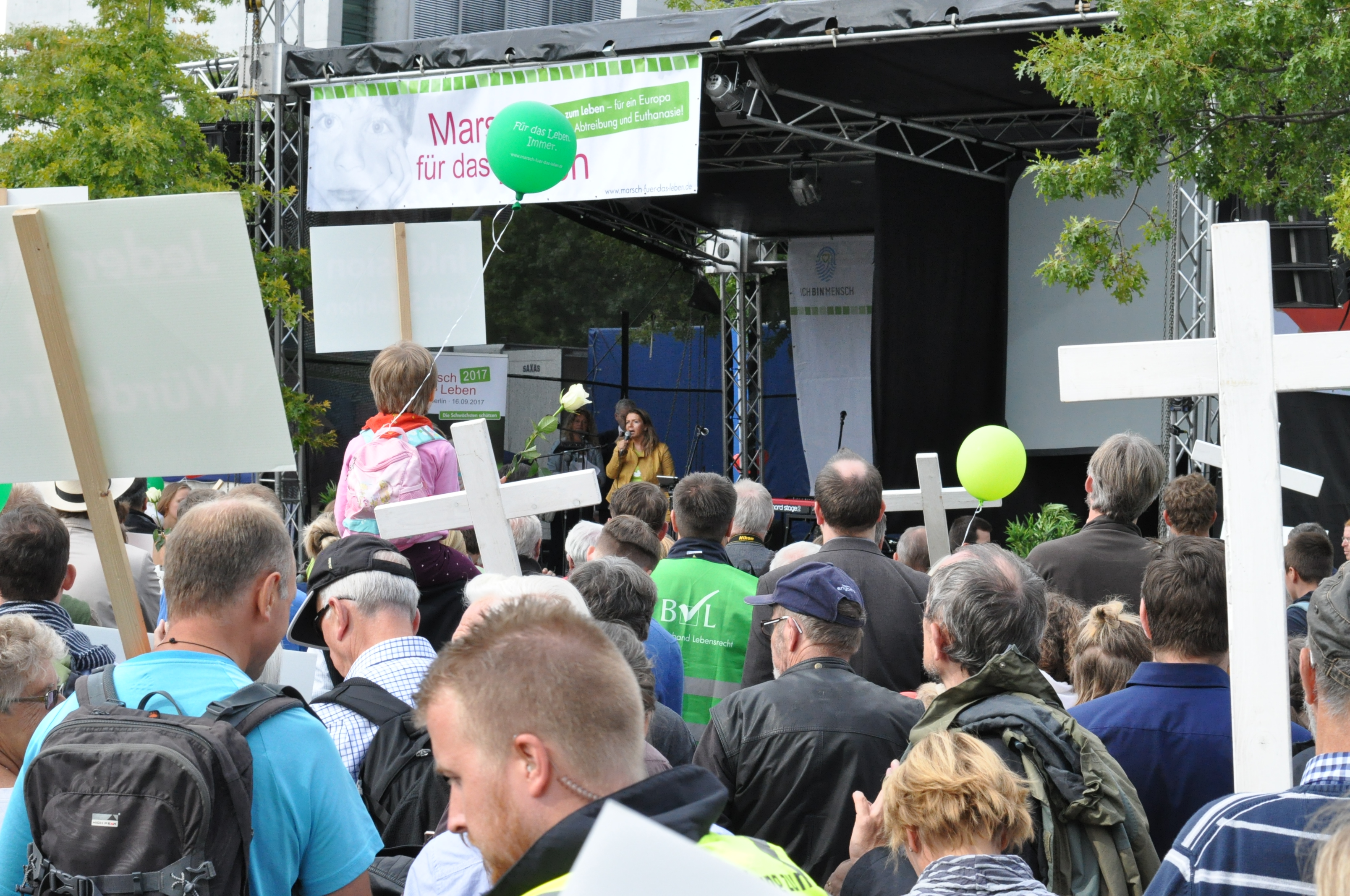 Birgit Kelle beim Marsch für das Leben