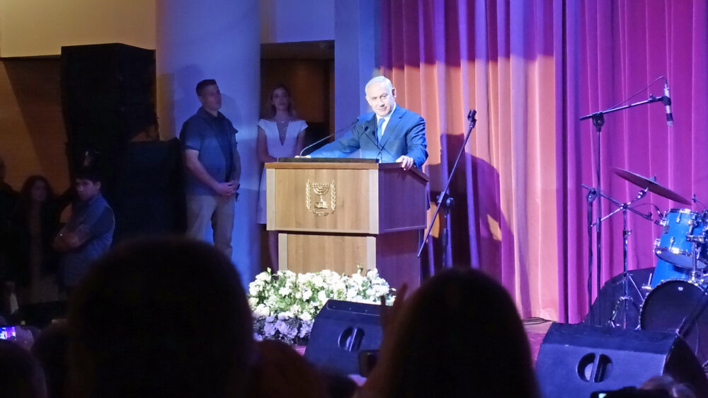 Zu Beginn des Christlichen Mediengipfels begrüßte Premierminister Benjamin Netanjahu die Journalisten