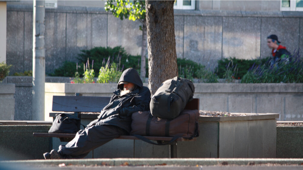 Im bevorstehenden Winter sind Obdachlose besonders herausgefordert