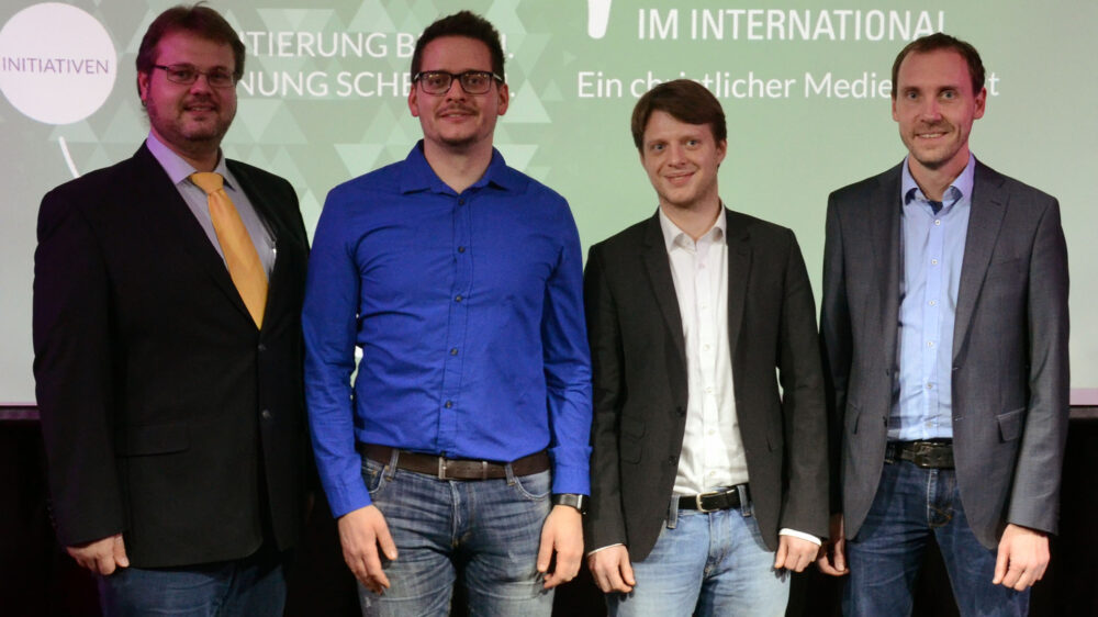 Vorstand IM Deutschland (v. l. n. r.): Timo Marks, David Spies, Marius Bernhardt, Sven Kühne