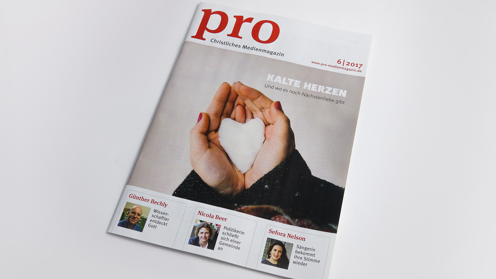 Die aktuelle Ausgabe des pro-Magazins 6/17