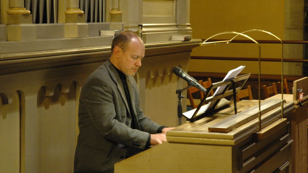 Patrick Gläser ist Organist mit einem ungewöhnlichen Repertoire