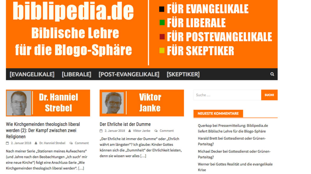 Auf der Internetplattform biblipedia laden die Macher dazu ein, dass sich Gleichgesinnte vernetzen