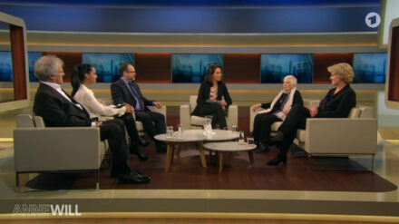 Diskussionsrunde bei Anne Will: Am Sonntagabend diskutierten Politiker und eine Holocaust-Überlebende über Antisemitismus in Deutschland