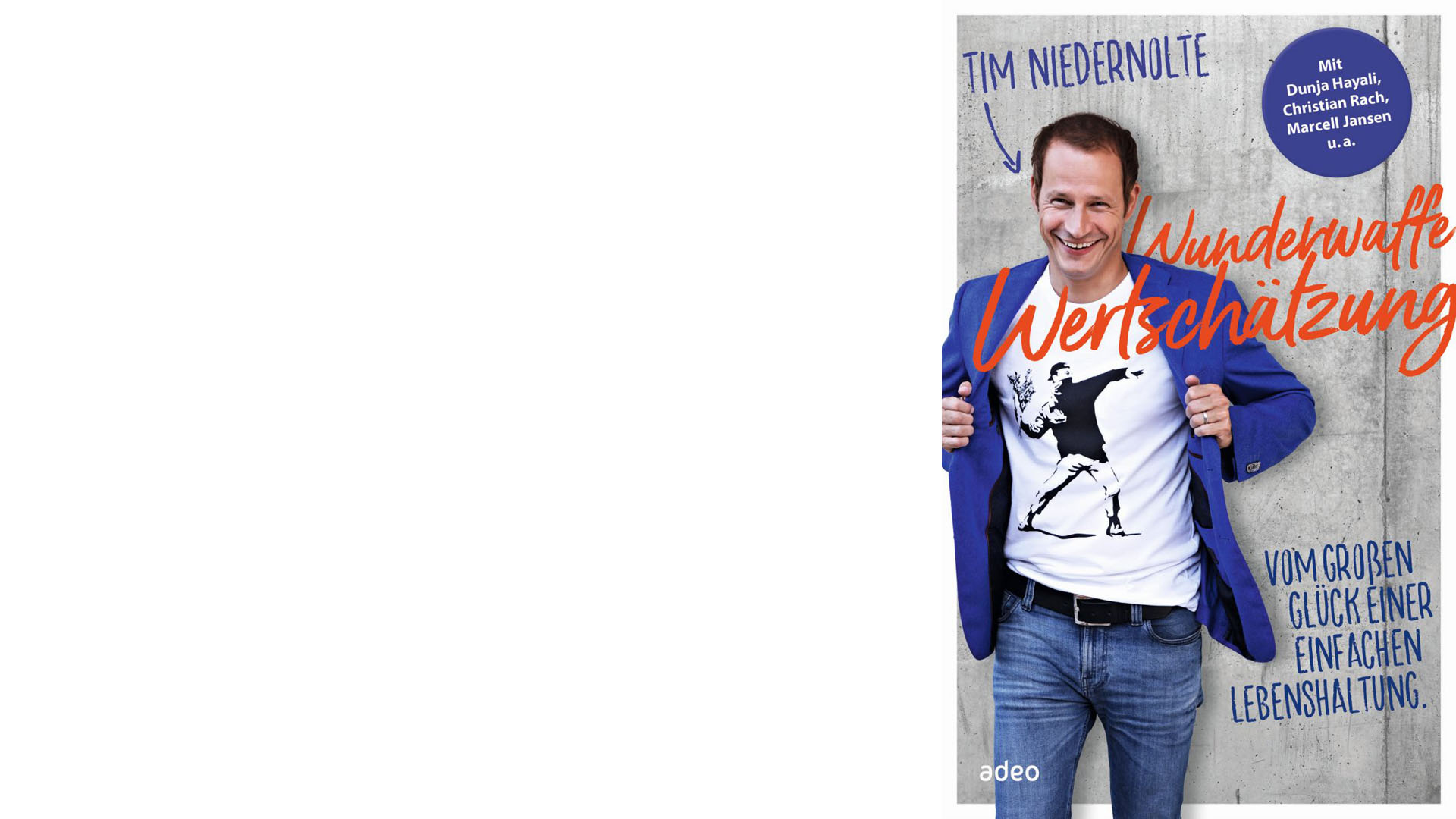 Tim Niedernolte, Jahrgang 1978, ist Moderator für die ZDF-Sendungen „drehscheibe“ und „hallo deutschland“, zuvor war er bei Sky und er moderierte die Kindernachrichten „logo!“. Sein Buch „Wunderwaffe Wertschätzung“ erschien bei adeo, 208 Seiten, 18 Euro, ISBN 9783863341817.