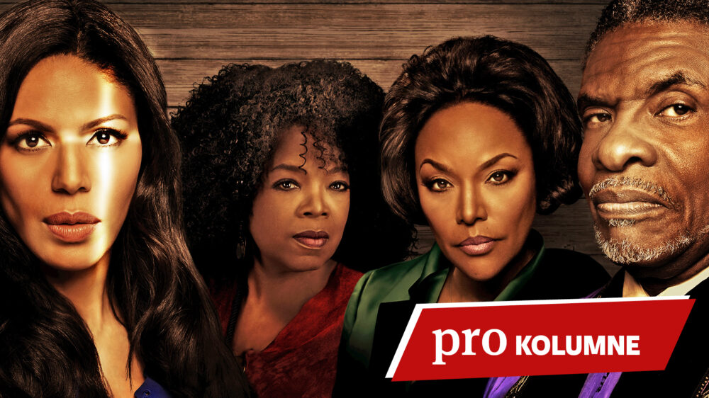 „Greenleaf“ läuft in Deutschland auf Netflix. Produzentin Oprah Winfrey spielt die Rolle der Mavis McCready (2. v.l.).