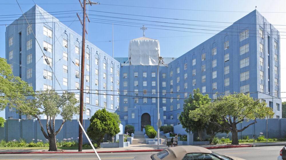 Das internationale Scientology-Hauptquartier in Los Angeles