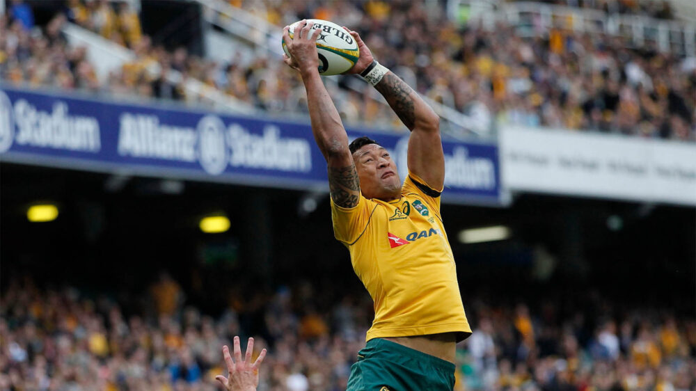 Der erfolgreiche Rugby-Spieler Israel Folau hat in Australien eine Debatte ausgelöst, weil er geschrieben hatte, dass Homosexuelle in die Hölle kämen