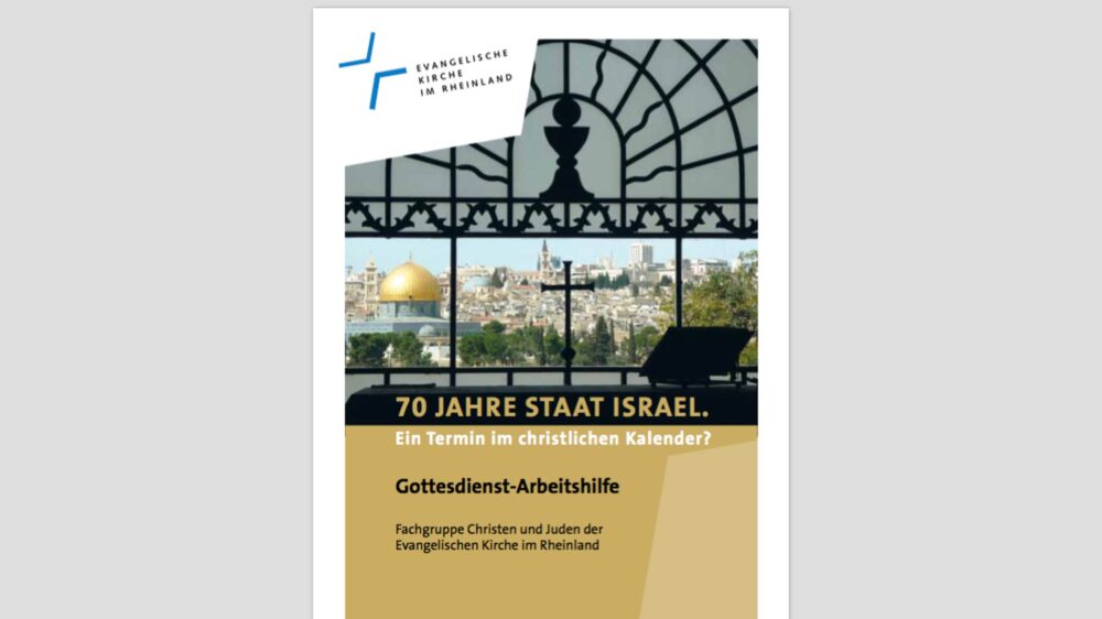 Die Evangelische Kirche im Rheinland hat sich in einer „Gottesdienst-Arbeitshilfe“ zum israelischen Staatsjubiläum geäußert