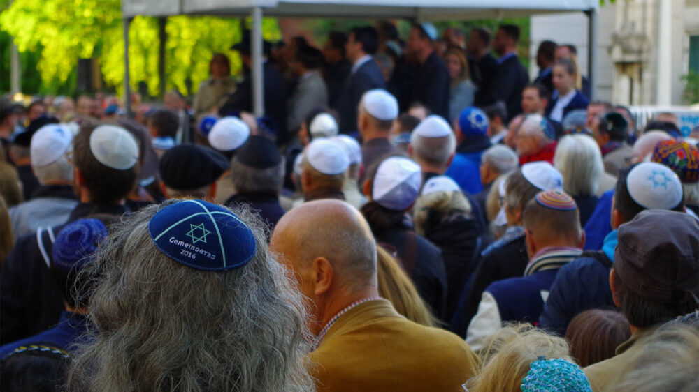 In Berlin solidarisierten sich vergangene Woche mehr als 2.500 Menschen mit Juden